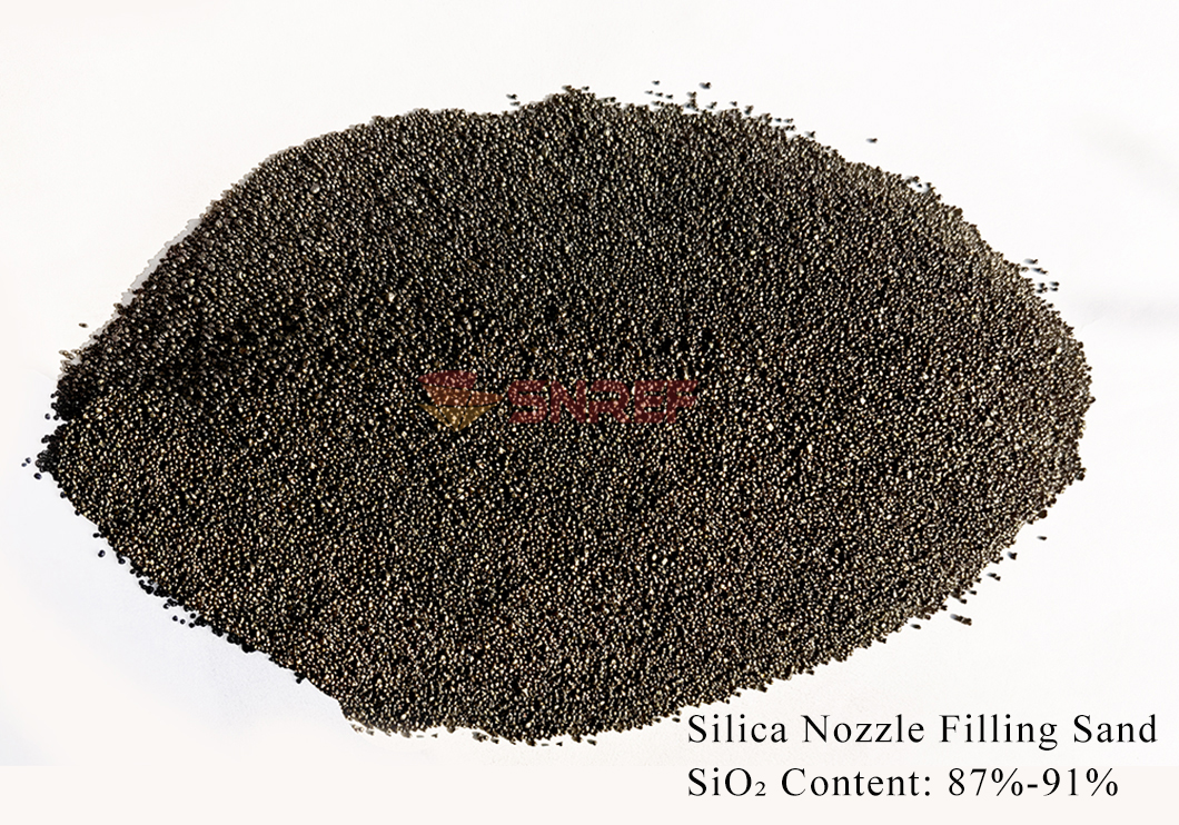 Nozzle Filling Sand